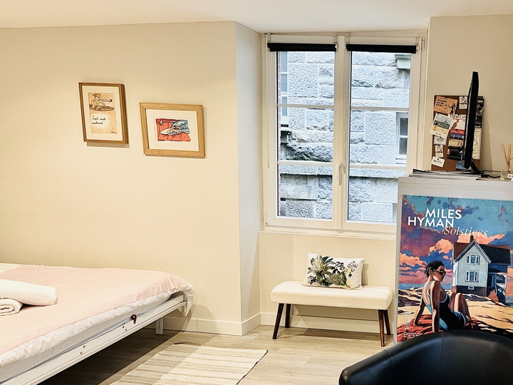 Studio calme Saint-Malo Intramuros 150 m de la mer